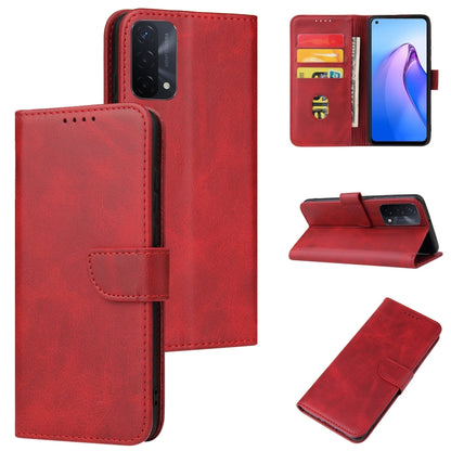 Calf Texture Buckle Flip Leather Phone Case, For OPPO A15, For OPPO A55 5G, For OPPO A92s, For OPPO A93 5G, For OPPO F11 Pro, For OPPO Reno5, For OPPO Reno6 4G, For Realme C15