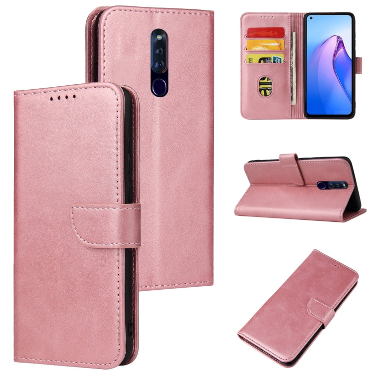 Calf Texture Buckle Flip Leather Phone Case, For OPPO A15, For OPPO A55 5G, For OPPO A92s, For OPPO A93 5G, For OPPO F11 Pro, For OPPO Reno5, For OPPO Reno6 4G, For Realme C15