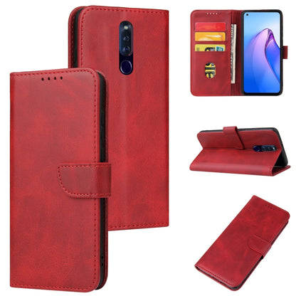 Calf Texture Buckle Flip Leather Phone Case, For OPPO A15, For OPPO A55 5G, For OPPO A92s, For OPPO A93 5G, For OPPO F11 Pro, For OPPO Reno5, For OPPO Reno6 4G, For Realme C15