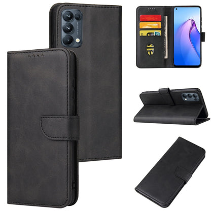 Calf Texture Buckle Flip Leather Phone Case, For OPPO A15, For OPPO A55 5G, For OPPO A92s, For OPPO A93 5G, For OPPO F11 Pro, For OPPO Reno5, For OPPO Reno6 4G, For Realme C15