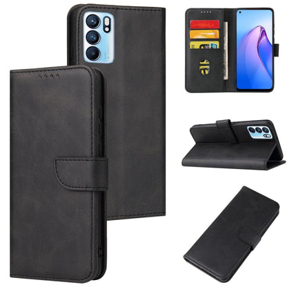 Calf Texture Buckle Flip Leather Phone Case, For OPPO A15, For OPPO A55 5G, For OPPO A92s, For OPPO A93 5G, For OPPO F11 Pro, For OPPO Reno5, For OPPO Reno6 4G, For Realme C15