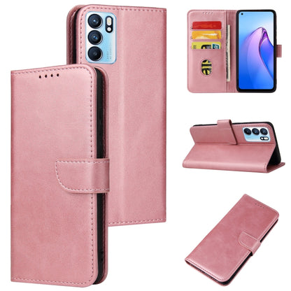 Calf Texture Buckle Flip Leather Phone Case, For OPPO A15, For OPPO A55 5G, For OPPO A92s, For OPPO A93 5G, For OPPO F11 Pro, For OPPO Reno5, For OPPO Reno6 4G, For Realme C15
