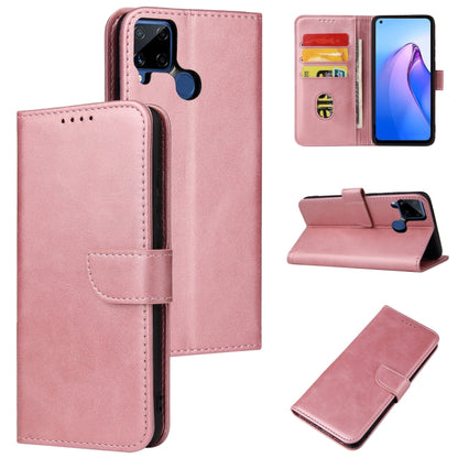 Calf Texture Buckle Flip Leather Phone Case, For OPPO A15, For OPPO A55 5G, For OPPO A92s, For OPPO A93 5G, For OPPO F11 Pro, For OPPO Reno5, For OPPO Reno6 4G, For Realme C15