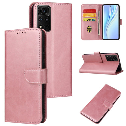 Calf Texture Buckle Flip Leather Phone Case, For Huawei P50, For Honor V40 5G