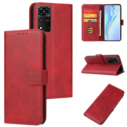 Calf Texture Buckle Flip Leather Phone Case, For Huawei P50, For Honor V40 5G
