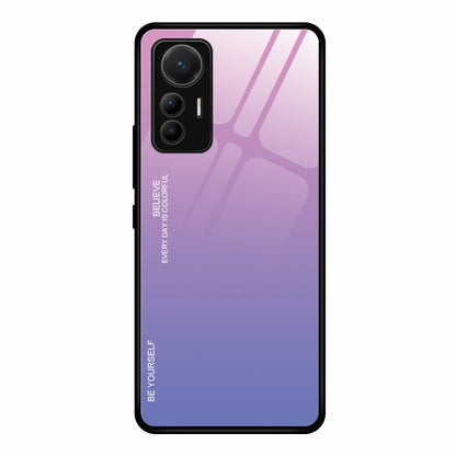 Gradient Color Glass Case, For Xiaomi 12 Lite
