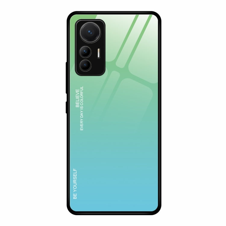 Gradient Color Glass Case, For Xiaomi 12 Lite