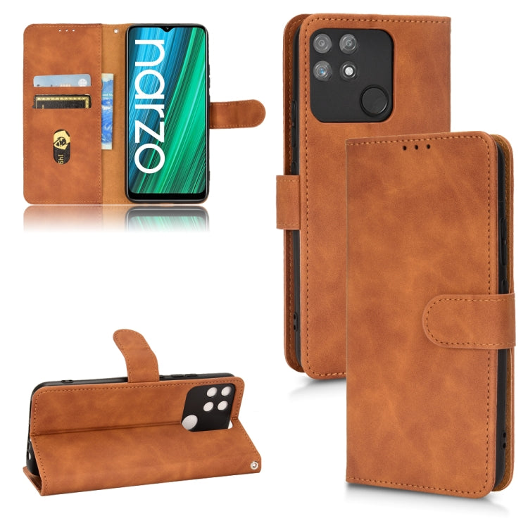 Skin Feel Magnetic Flip Leather Phone Case, For Realme Narzo 50A, For OPPO Reno8 5G, For Asus ROG Phone 6, For Samsung Galaxy M13 4G