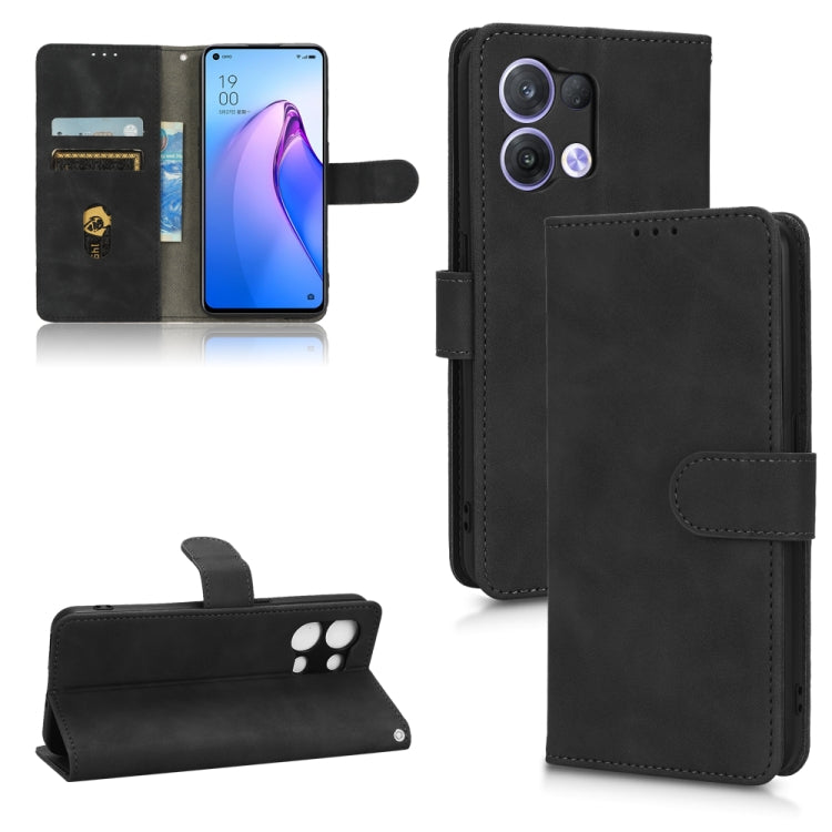 Skin Feel Magnetic Flip Leather Phone Case, For Realme Narzo 50A, For OPPO Reno8 5G, For Asus ROG Phone 6, For Samsung Galaxy M13 4G