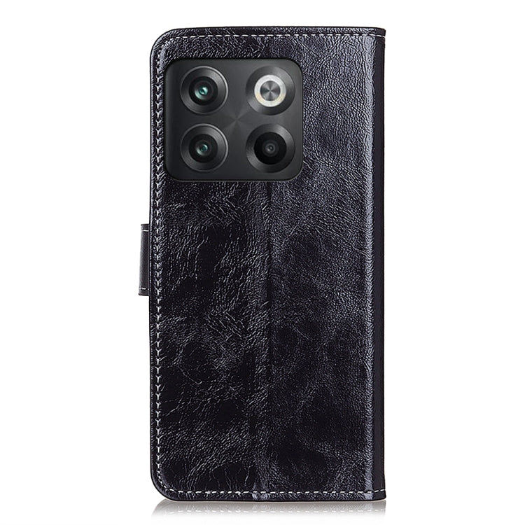 Retro Crazy Horse Texture Horizontal Flip Leather Phone Case, For OnePlus Ace Pro / 10T