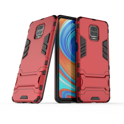 PC + TPU Shockproof Protective Case with Holder, For Xiaomi Redmi Note 9 Pro Max, For Xiaomi Redmi Note 9S