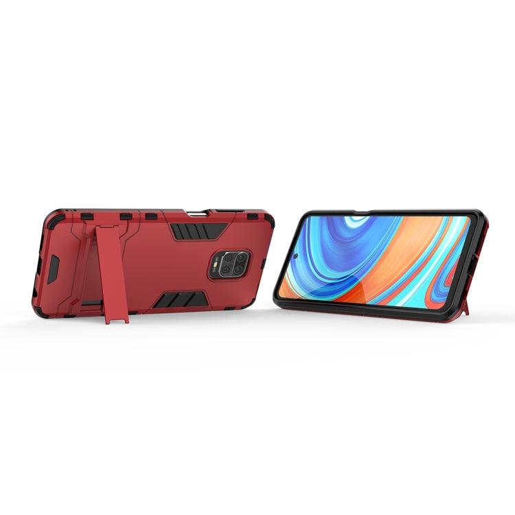 PC + TPU Shockproof Protective Case with Holder, For Xiaomi Redmi Note 9 Pro Max, For Xiaomi Redmi Note 9S