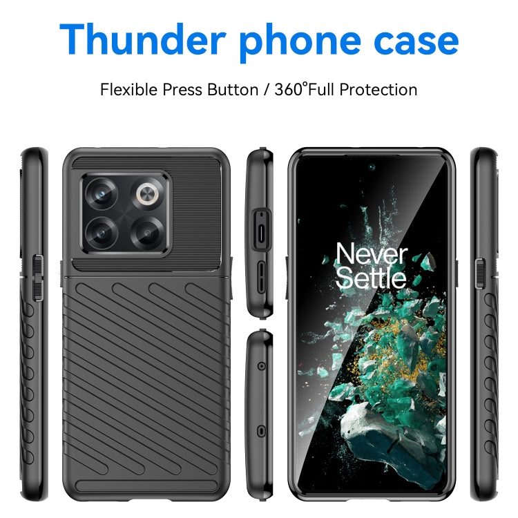 Thunderbolt Shockproof TPU Protective Soft Phone Case, For OnePlus 10T, For OnePlus Ace Pro