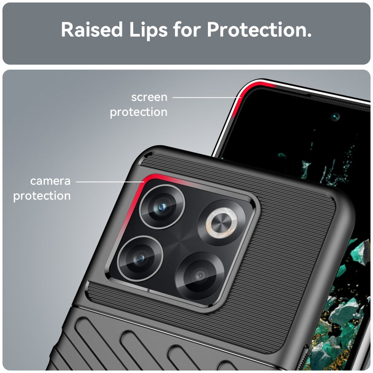 Thunderbolt Shockproof TPU Protective Soft Phone Case, For OnePlus 10T, For OnePlus Ace Pro