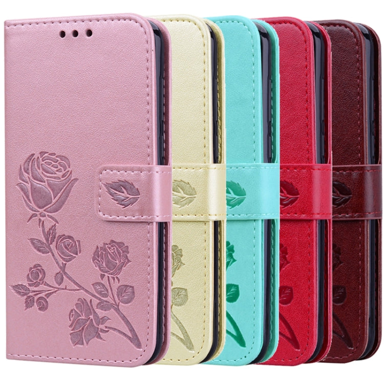 Rose Embossed Horizontal Flip PU Leather Case with Holder & Card Slots & Wallet, For Galaxy A81 / Note 10 Lite, For Galaxy A91 / S10 Lite, For Galaxy S20, For Galaxy S20 Plus