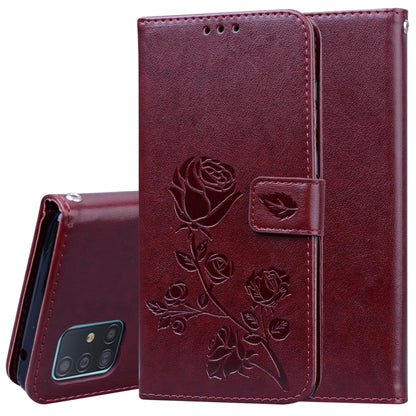 Rose Embossed Horizontal Flip PU Leather Case with Holder & Card Slots & Wallet, For Galaxy A81 / Note 10 Lite, For Galaxy A91 / S10 Lite, For Galaxy S20, For Galaxy S20 Plus