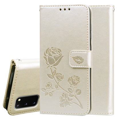 Rose Embossed Horizontal Flip PU Leather Case with Holder & Card Slots & Wallet, For Galaxy A81 / Note 10 Lite, For Galaxy A91 / S10 Lite, For Galaxy S20, For Galaxy S20 Plus