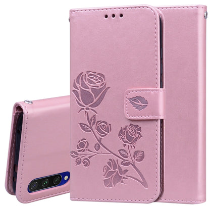 Rose Embossed Horizontal Flip PU Leather Case with Holder & Card Slots & Wallet, For Galaxy S20 Ultra, For Galaxy A51, For Galaxy A71, For Xiaomi Mi A3