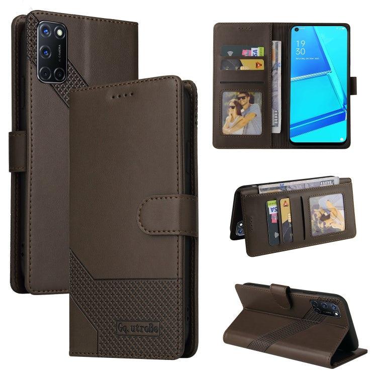GQUTROBE Skin Feel Magnetic Leather Phone Case, For OPPO Find X3 Pro, For OPPO A7 2018, For OPPO A15 4G, For OPPO A52
