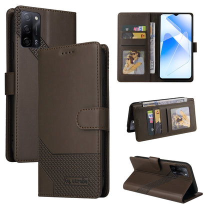 GQUTROBE Skin Feel Magnetic Leather Phone Case, For OPPO A53, For OPPO A55 5G, For OPPO A74 / F19, For OPPO A92s