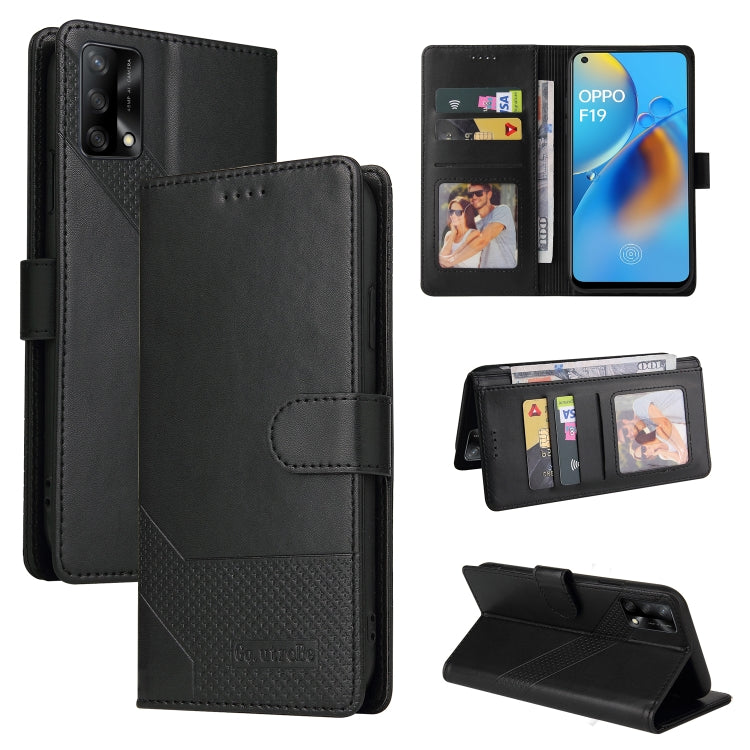 GQUTROBE Skin Feel Magnetic Leather Phone Case, For OPPO A53, For OPPO A55 5G, For OPPO A74 / F19, For OPPO A92s