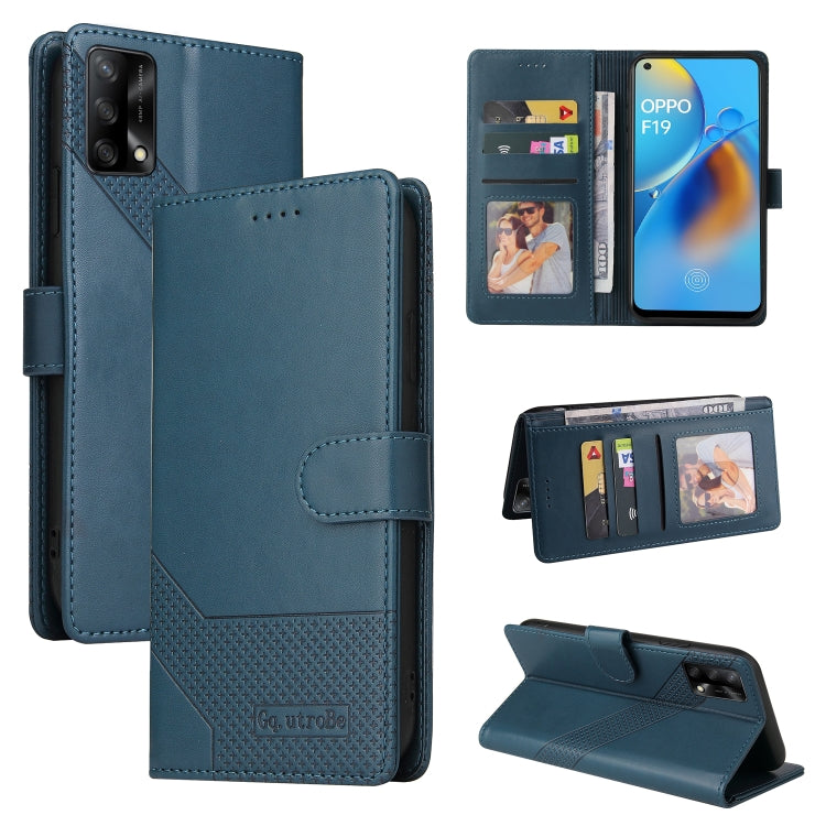 GQUTROBE Skin Feel Magnetic Leather Phone Case, For OPPO A53, For OPPO A55 5G, For OPPO A74 / F19, For OPPO A92s
