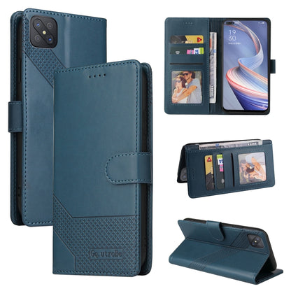 GQUTROBE Skin Feel Magnetic Leather Phone Case, For OPPO A53, For OPPO A55 5G, For OPPO A74 / F19, For OPPO A92s