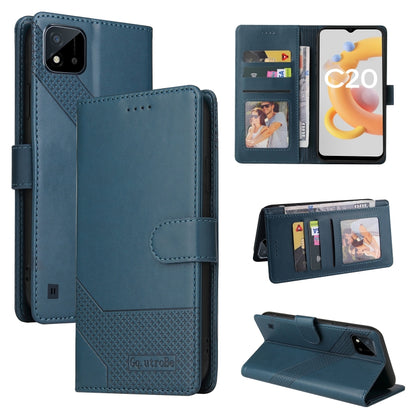 GQUTROBE Skin Feel Magnetic Leather Phone Case, For Realme C21, For Realme C21Y, For Realme GT 5G, For Realme V13 5G