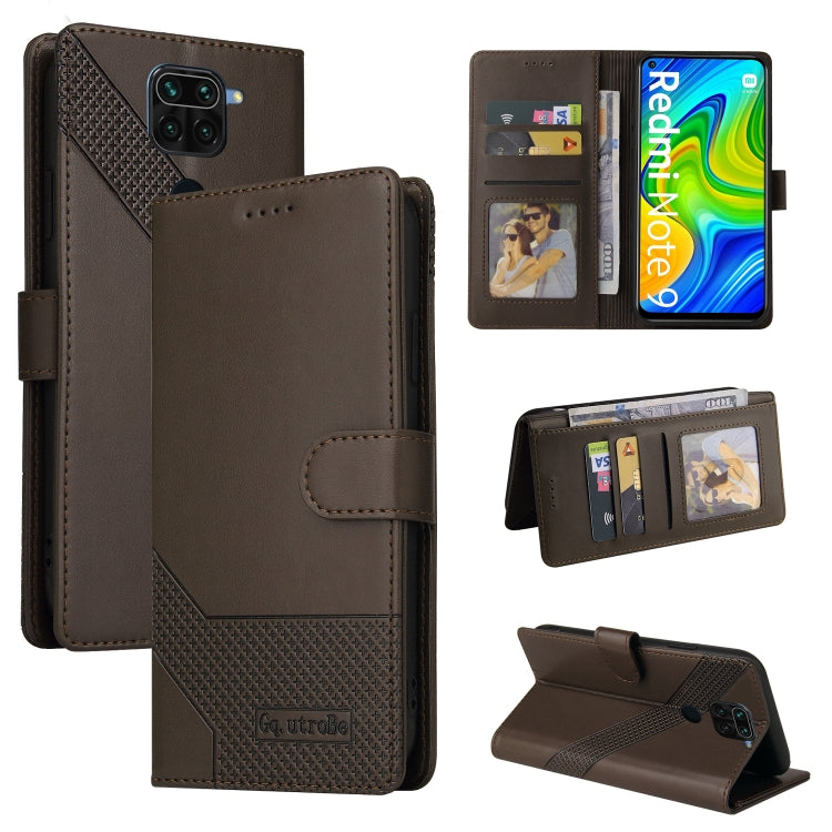 GQUTROBE Skin Feel Magnetic Leather Phone Case, For Xiaomi Redmi Note 8, For Xiaomi Redmi Note 8T, For Xiaomi Redmi Note 9 / 10X 4G, For Xiaomi Redmi Note 11 Pro