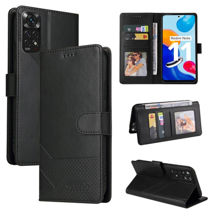 GQUTROBE Skin Feel Magnetic Leather Phone Case, For Xiaomi Redmi Note 8, For Xiaomi Redmi Note 8T, For Xiaomi Redmi Note 9 / 10X 4G, For Xiaomi Redmi Note 11 Pro