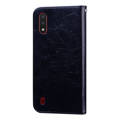 Business Style Oil Wax Texture Horizontal Flip Leather Case, with Holder & Card Slots & Wallet, For Samsung Galaxy A01, For Samsung Galaxy A51, For Samsung Galaxy A71, For Samsung Galaxy A81 / Note 10 Lite, For Samsung Galaxy A91 / S10 Lite            ...