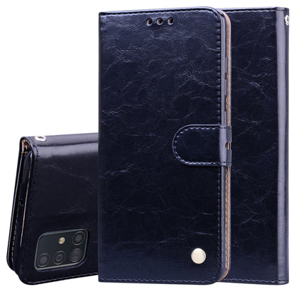 Business Style Oil Wax Texture Horizontal Flip Leather Case, with Holder & Card Slots & Wallet, For Samsung Galaxy A01, For Samsung Galaxy A51, For Samsung Galaxy A71, For Samsung Galaxy A81 / Note 10 Lite, For Samsung Galaxy A91 / S10 Lite            ...