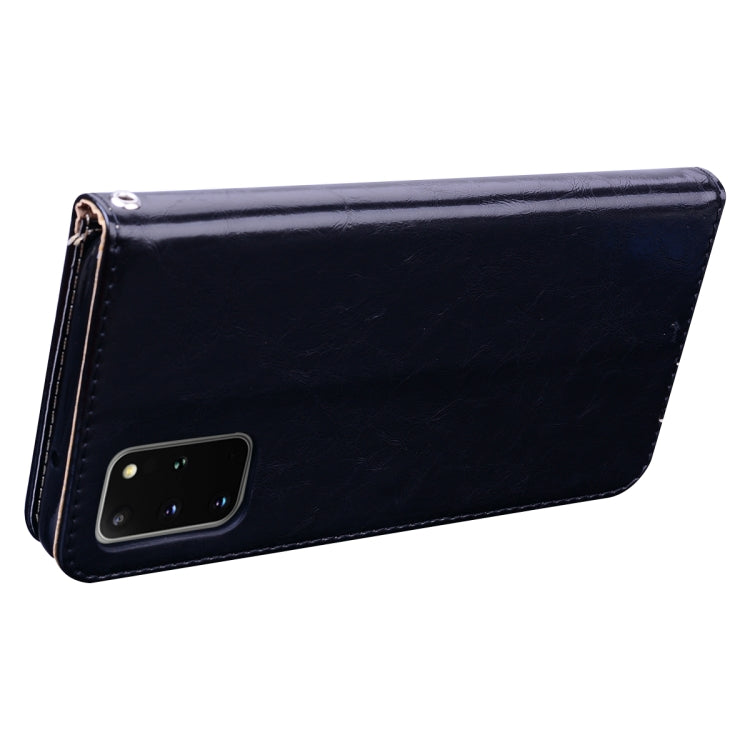 Business Style Oil Wax Texture Horizontal Flip Leather Case, with Holder & Card Slots & Wallet, For Samsung Galaxy S20 Plus, For Samsung Galaxy S20 Ultra, For Xiaomi Mi A3