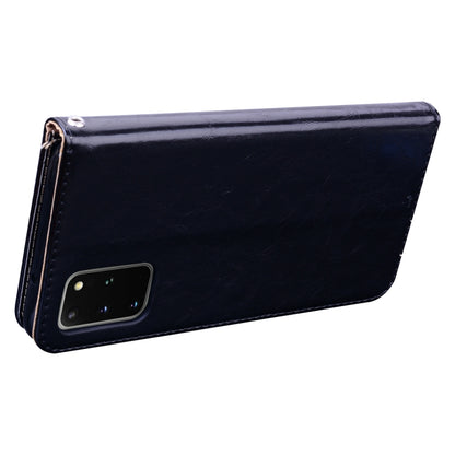 Business Style Oil Wax Texture Horizontal Flip Leather Case, with Holder & Card Slots & Wallet, For Samsung Galaxy S20 Plus, For Samsung Galaxy S20 Ultra, For Xiaomi Mi A3