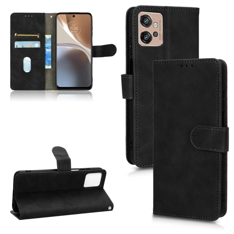 Skin Feel Magnetic Flip Leather Phone Case, For Motorola Moto G32, For T-Mobile Revvl 6 5G, For T-Mobile Revvl 6 Pro 5G, For vivo Y02s