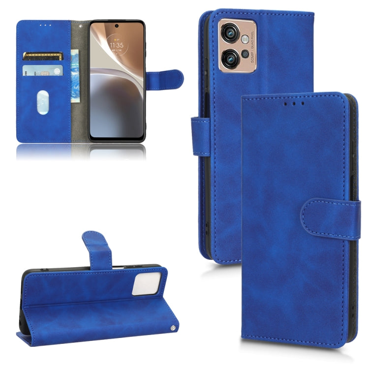 Skin Feel Magnetic Flip Leather Phone Case, For Motorola Moto G32, For T-Mobile Revvl 6 5G, For T-Mobile Revvl 6 Pro 5G, For vivo Y02s