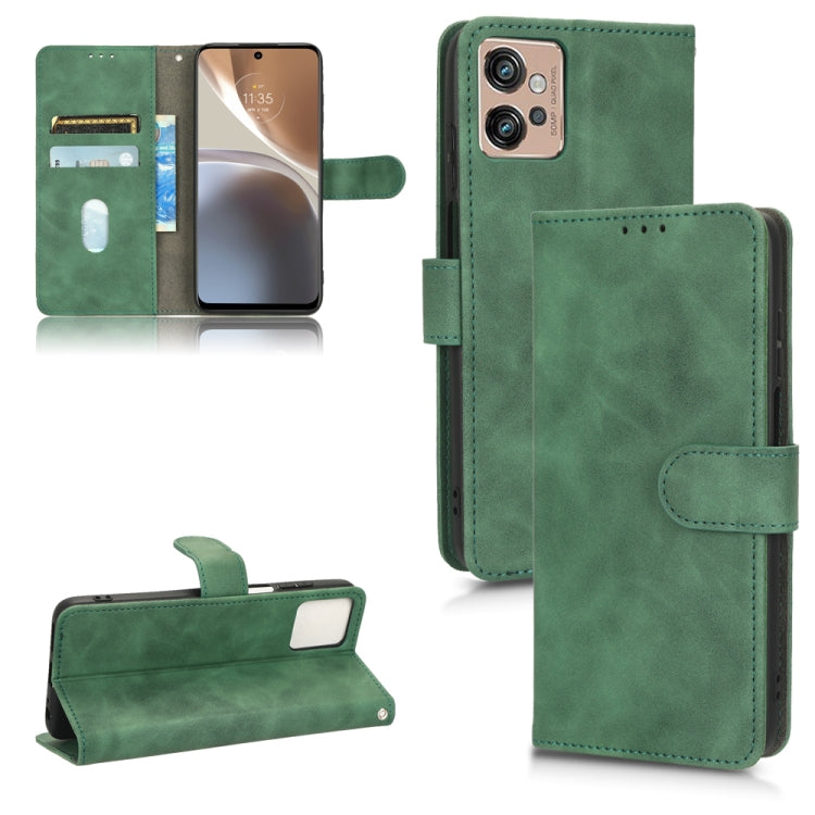 Skin Feel Magnetic Flip Leather Phone Case, For Motorola Moto G32, For T-Mobile Revvl 6 5G, For T-Mobile Revvl 6 Pro 5G, For vivo Y02s