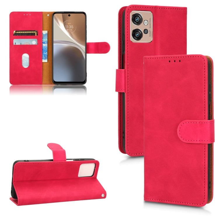 Skin Feel Magnetic Flip Leather Phone Case, For Motorola Moto G32, For T-Mobile Revvl 6 5G, For T-Mobile Revvl 6 Pro 5G, For vivo Y02s