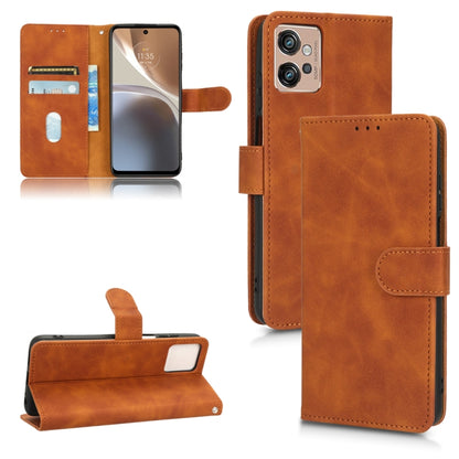 Skin Feel Magnetic Flip Leather Phone Case, For Motorola Moto G32, For T-Mobile Revvl 6 5G, For T-Mobile Revvl 6 Pro 5G, For vivo Y02s