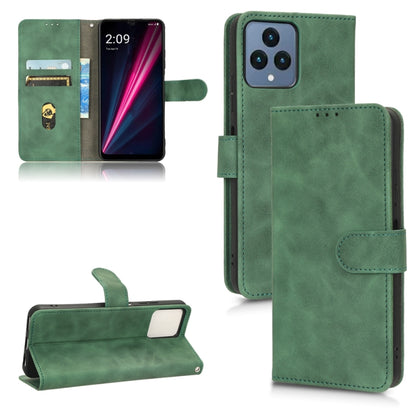 Skin Feel Magnetic Flip Leather Phone Case, For Motorola Moto G32, For T-Mobile Revvl 6 5G, For T-Mobile Revvl 6 Pro 5G, For vivo Y02s