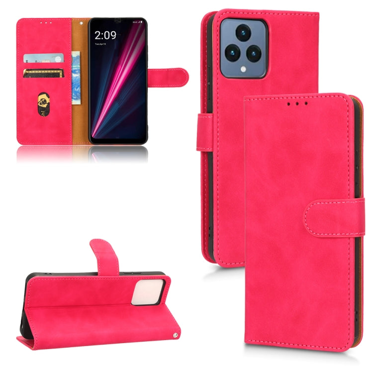 Skin Feel Magnetic Flip Leather Phone Case, For Motorola Moto G32, For T-Mobile Revvl 6 5G, For T-Mobile Revvl 6 Pro 5G, For vivo Y02s