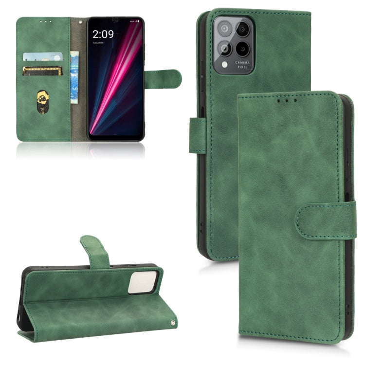 Skin Feel Magnetic Flip Leather Phone Case, For Motorola Moto G32, For T-Mobile Revvl 6 5G, For T-Mobile Revvl 6 Pro 5G, For vivo Y02s