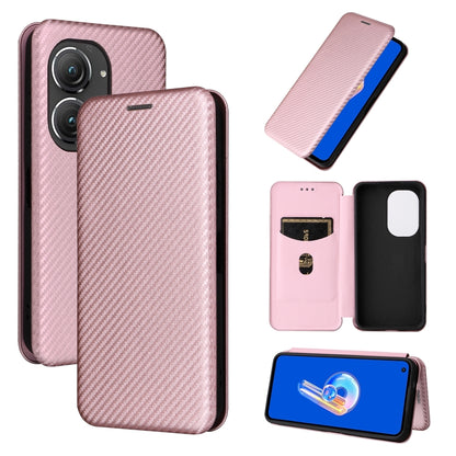 Carbon Fiber Texture Flip Leather Phone Case, For Alcatel 1B 2022, For Asus Zenfone 9, For Motorola Moto G32, For Samsung Galaxy Z Fold4