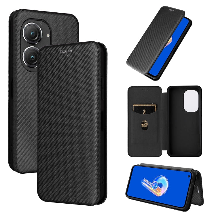 Carbon Fiber Texture Flip Leather Phone Case, For Alcatel 1B 2022, For Asus Zenfone 9, For Motorola Moto G32, For Samsung Galaxy Z Fold4