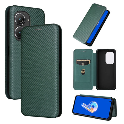 Carbon Fiber Texture Flip Leather Phone Case, For Alcatel 1B 2022, For Asus Zenfone 9, For Motorola Moto G32, For Samsung Galaxy Z Fold4
