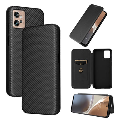 Carbon Fiber Texture Flip Leather Phone Case, For Alcatel 1B 2022, For Asus Zenfone 9, For Motorola Moto G32, For Samsung Galaxy Z Fold4
