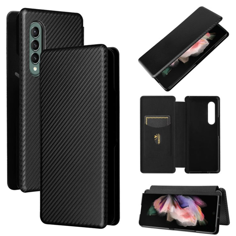 Carbon Fiber Texture Flip Leather Phone Case, For Alcatel 1B 2022, For Asus Zenfone 9, For Motorola Moto G32, For Samsung Galaxy Z Fold4