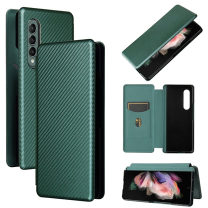 Carbon Fiber Texture Flip Leather Phone Case, For Alcatel 1B 2022, For Asus Zenfone 9, For Motorola Moto G32, For Samsung Galaxy Z Fold4