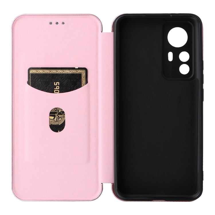 Carbon Fiber Texture Flip Leather Phone Case, For Xiaomi Redmi K50 Ultra, For OnePlus 10T 5G