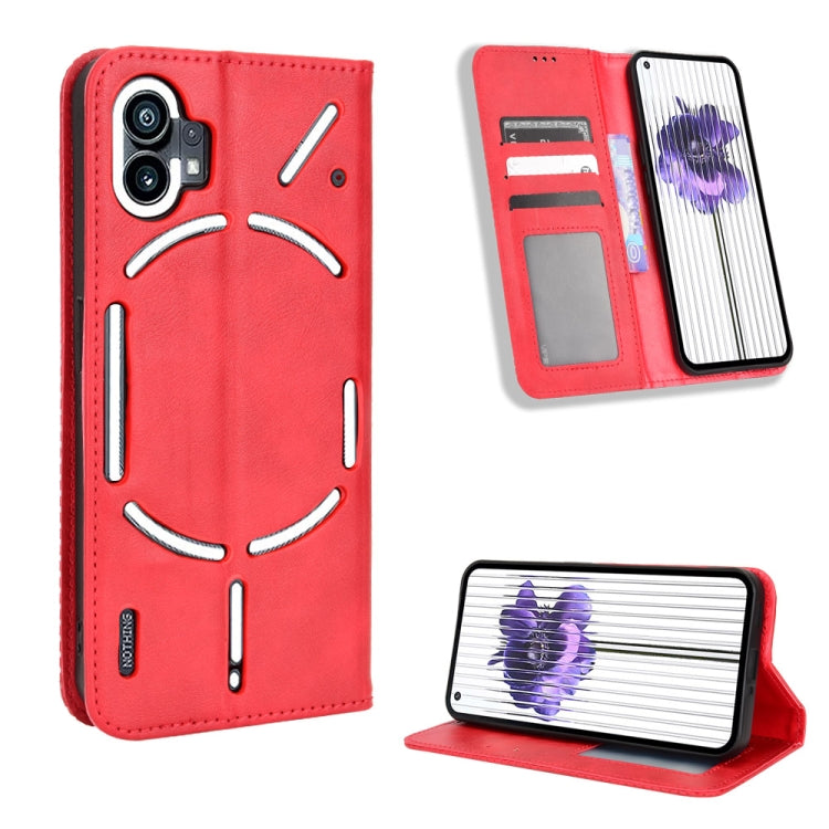 Magnetic Buckle Retro Texture Leather Phone Case, For Nothing Phone 1, For OPPO A57 5G / 4G, For OPPO A97 5G, For Realme GT2 Explorer Master, For TCL 30 XL, For vivo Y02s